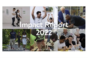 Impact Report 2022 Titelbild des Impact Reports 2022